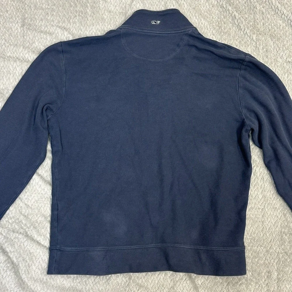 Los Angeles Rams Sweater Mens Large‎ Gray Vineyard Vines 1/4 Zip Pullover Pima